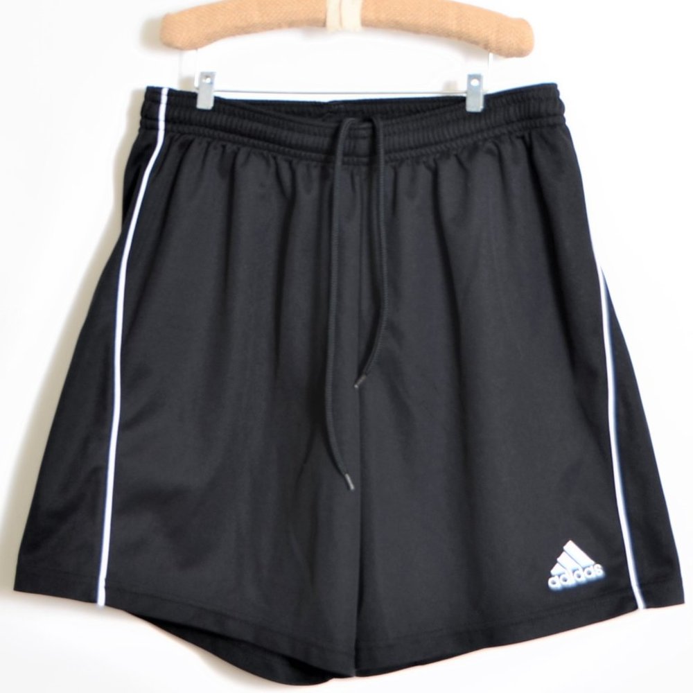 **Adidas Black Running Shorts**